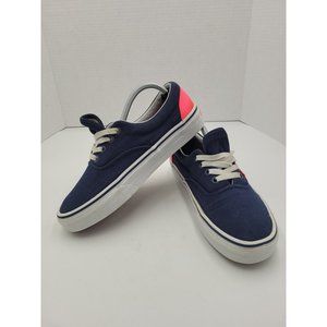 VANS Atwood TB4R Lace Up Navy/Pink Skateboarding Skate Shoes Youth Size 5.5 WM 7